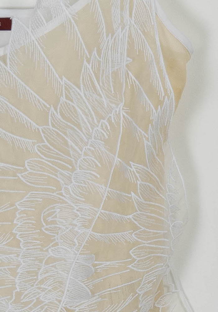 Débardeur Beige et Blanc - Taille S/36 de la marque Comptoir des Cotonniers | PARAD99180 - Vendu par Paradigme - Image 3