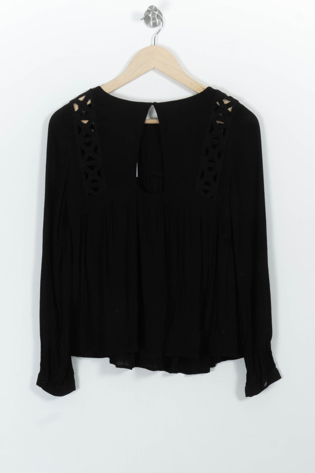 Blouse Noire - Taille XS/34 de la marque ba&sh | PARAD99181 - Vendu par Paradigme - Image 4