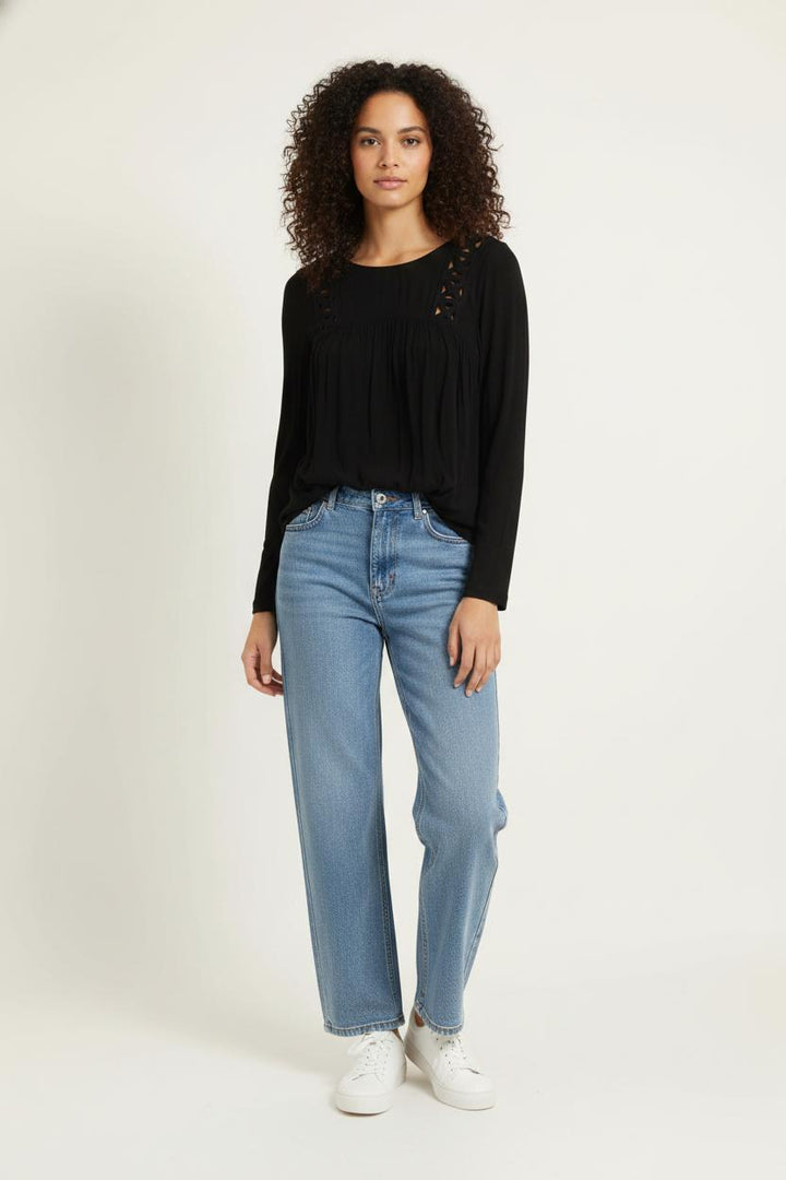 Blouse Noire - Taille XS/34 de la marque ba&sh | PARAD99181 - Vendu par Paradigme - Image 1