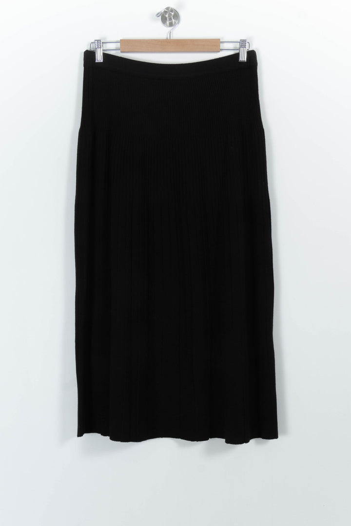 Jupe Plissée Noire - Taille L/40 de la marque I.Code | PARAD99183 - Vendu par Paradigme - Image 4