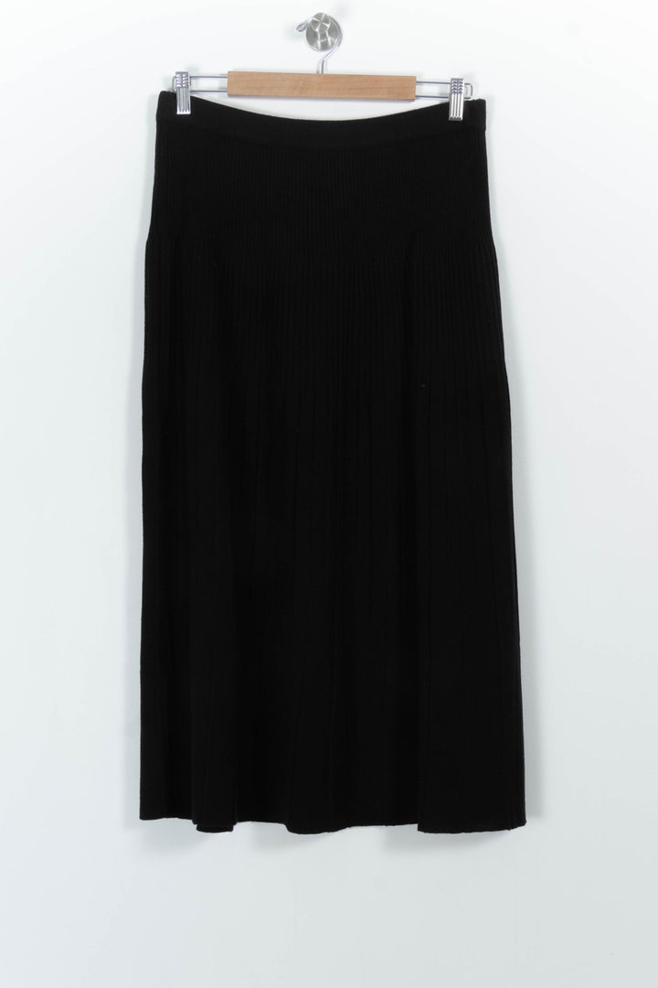Jupe Plissée Noire - Taille L/40 de la marque I.Code | PARAD99183 - Vendu par Paradigme - Image 2