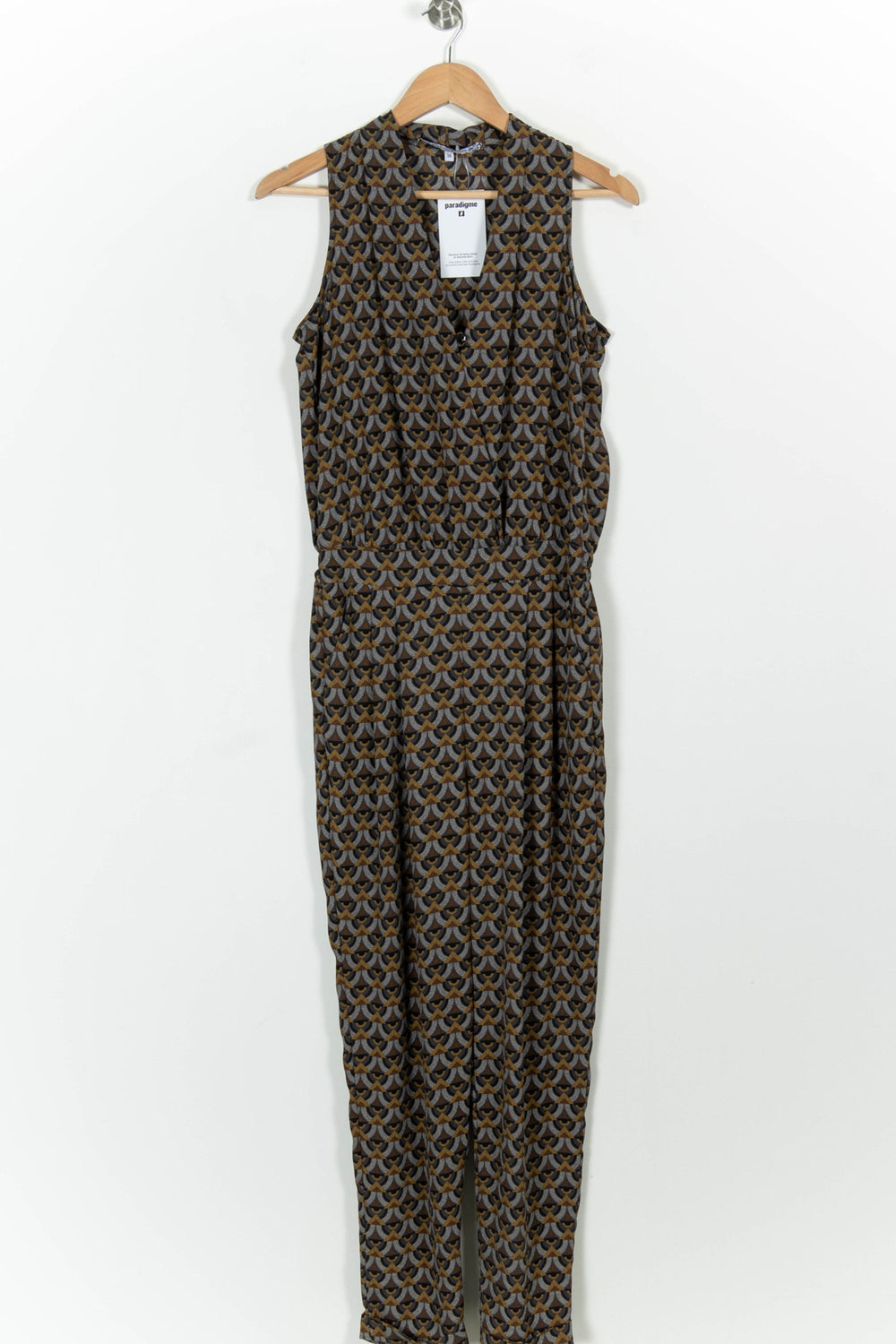 Combinaison Marron et Gris - Taille M/38 de la marque La Fée Maraboutée | PARAD99184 - Vendu par Paradigme - Image 2