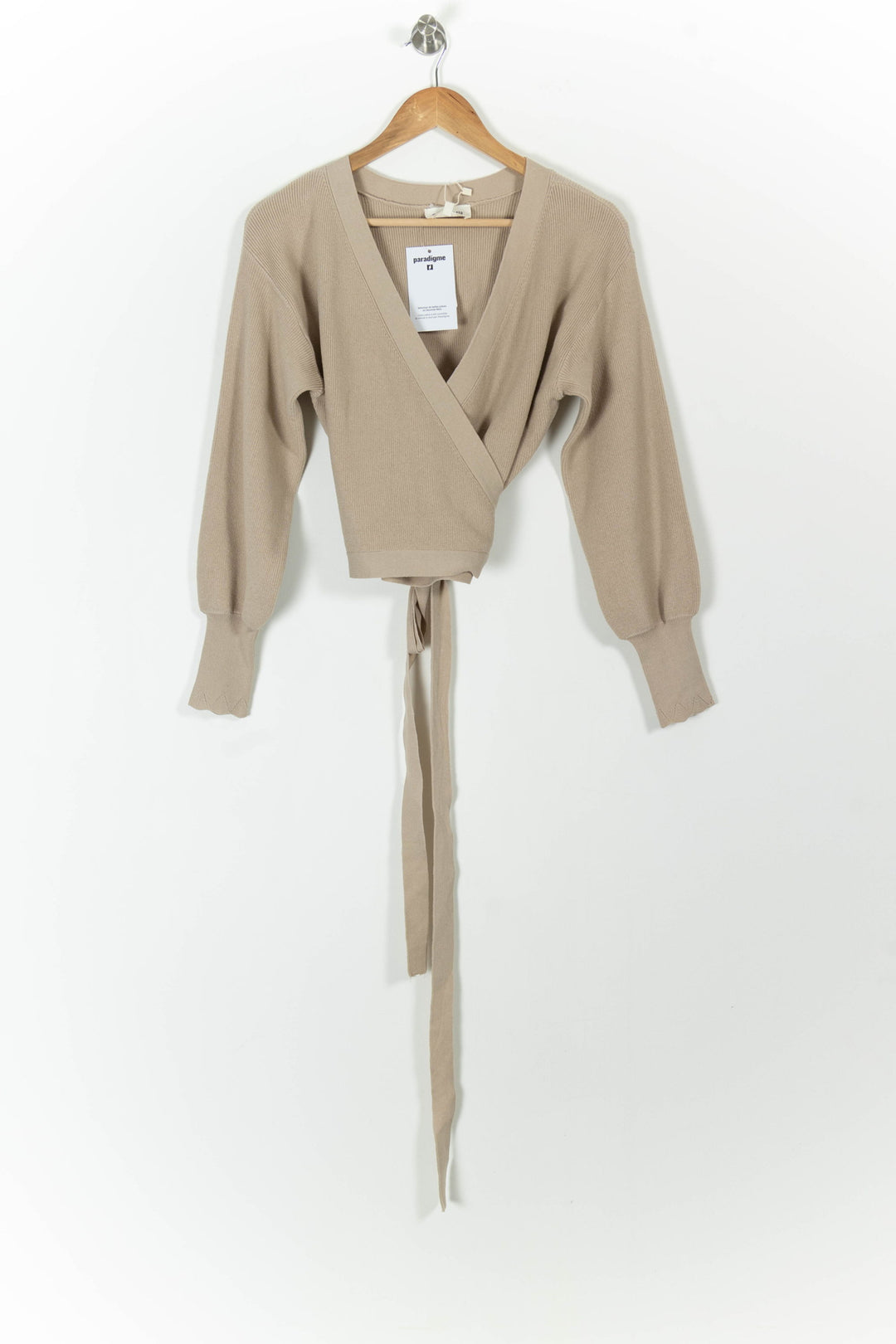 Cache-cœur Beige - Taille S/36 de la marque Grace & Mila | PARAD99186 - Vendu par Paradigme - Image 2