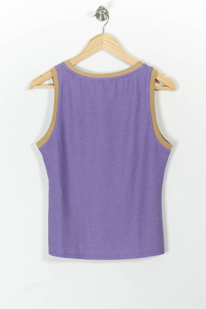 Débardeur Violet et Beige - Taille L/40 de la marque Imprevu | PARAD99191 - Vendu par Paradigme - Image 4