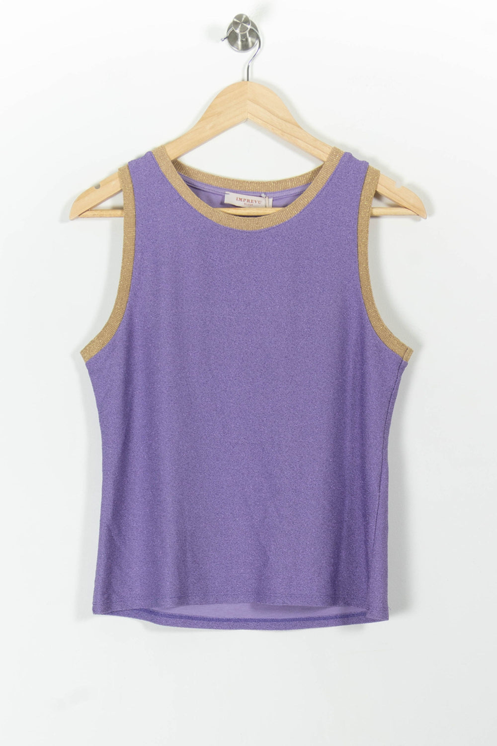Débardeur Violet et Beige - Taille L/40 de la marque Imprevu | PARAD99191 - Vendu par Paradigme - Image 2