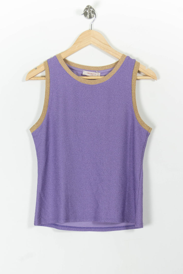 Débardeur Violet et Beige - Taille L/40 de la marque Imprevu | PARAD99191 - Vendu par Paradigme - Image 2