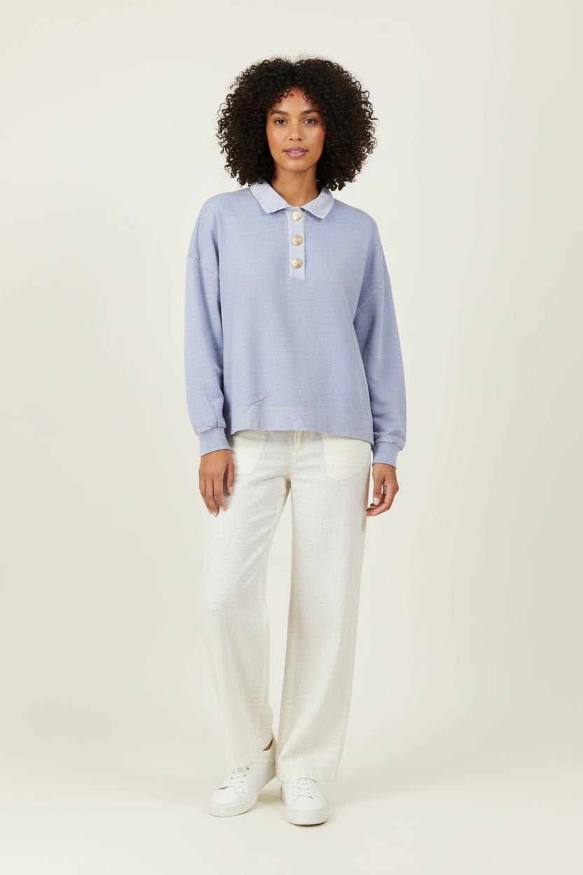 Sweatshirt Violet - Taille L/40 de la marque Sessùn | PARAD99192 - Vendu par Paradigme - Image 1