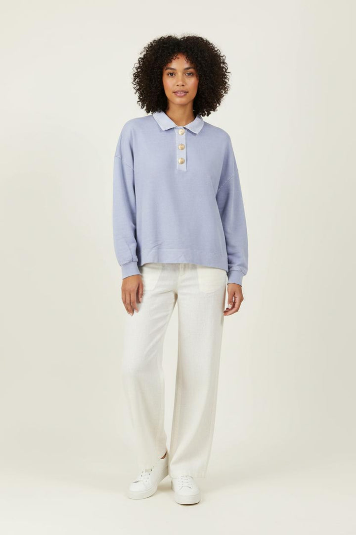 Sweatshirt Violet - Taille L/40 de la marque Sessùn | PARAD99192 - Vendu par Paradigme - Image 1
