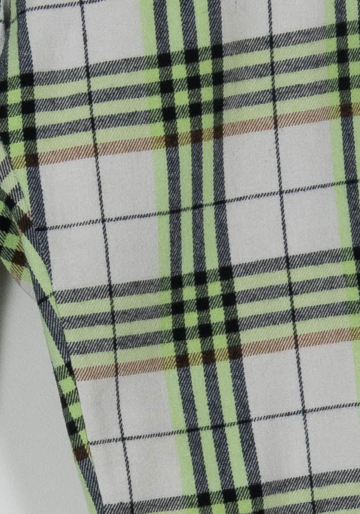 Pantalon à Carreaux Blanc et Vert - Taille M/38 de la marque Imprevu | PARAD99198 - Vendu par Paradigme - Image 3