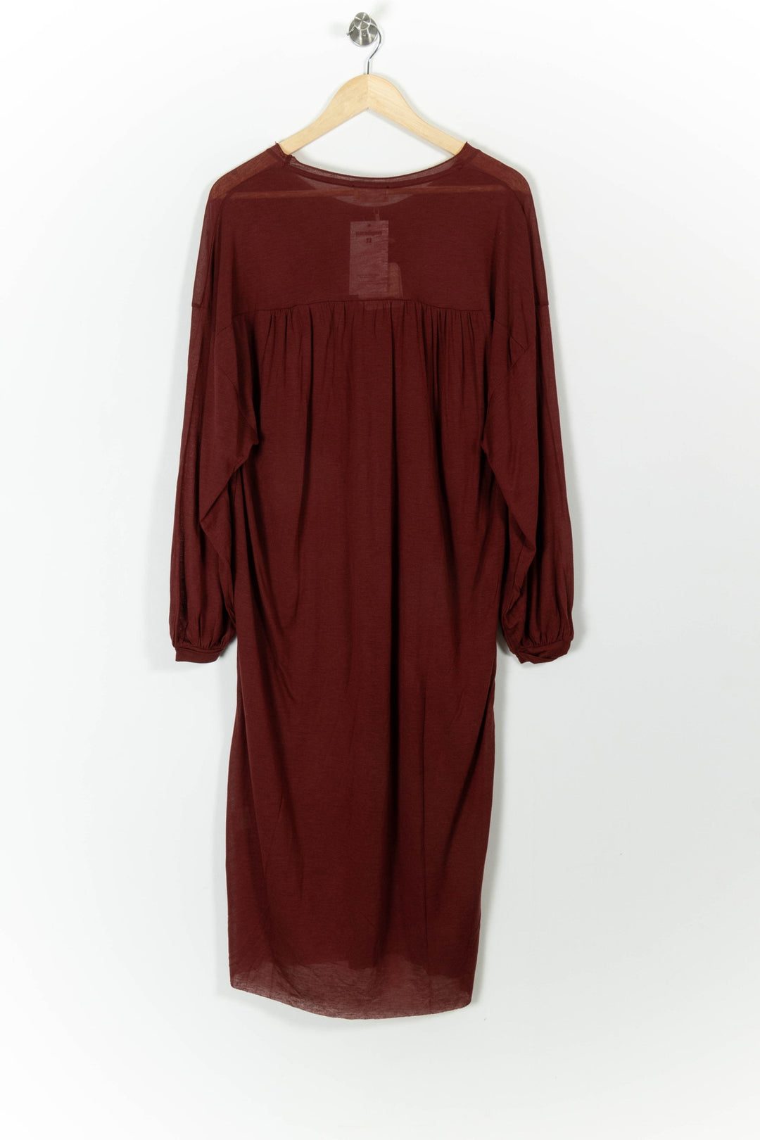 Robe Midi Bordeaux - Taille XS/34 de la marque American Vintage | PARAD99202 - Vendu par Paradigme - Image 4