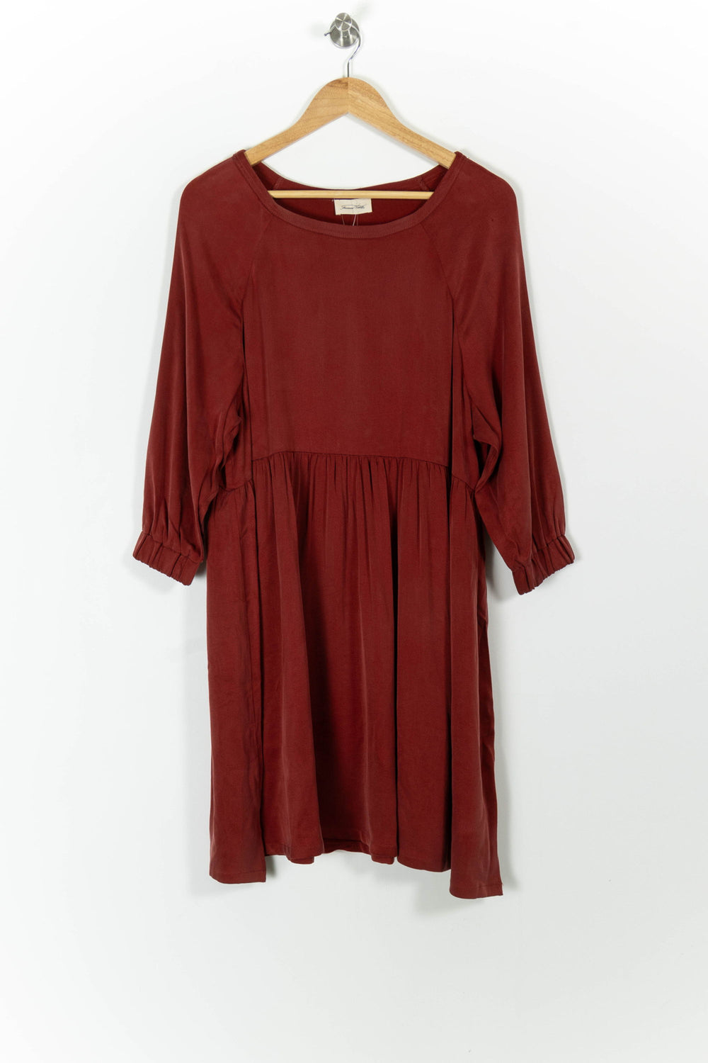 Robe Midi Bordeaux - Taille S/36 de la marque American Vintage | PARAD99203 - Vendu par Paradigme - Image 2