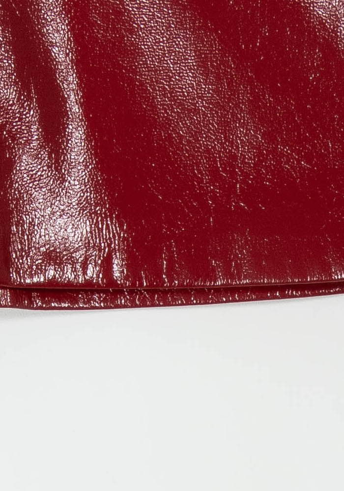 Jupe Vinyle Rouge - Taille M/38 de la marque Imprevu | PARAD99204 - Vendu par Paradigme - Image 3