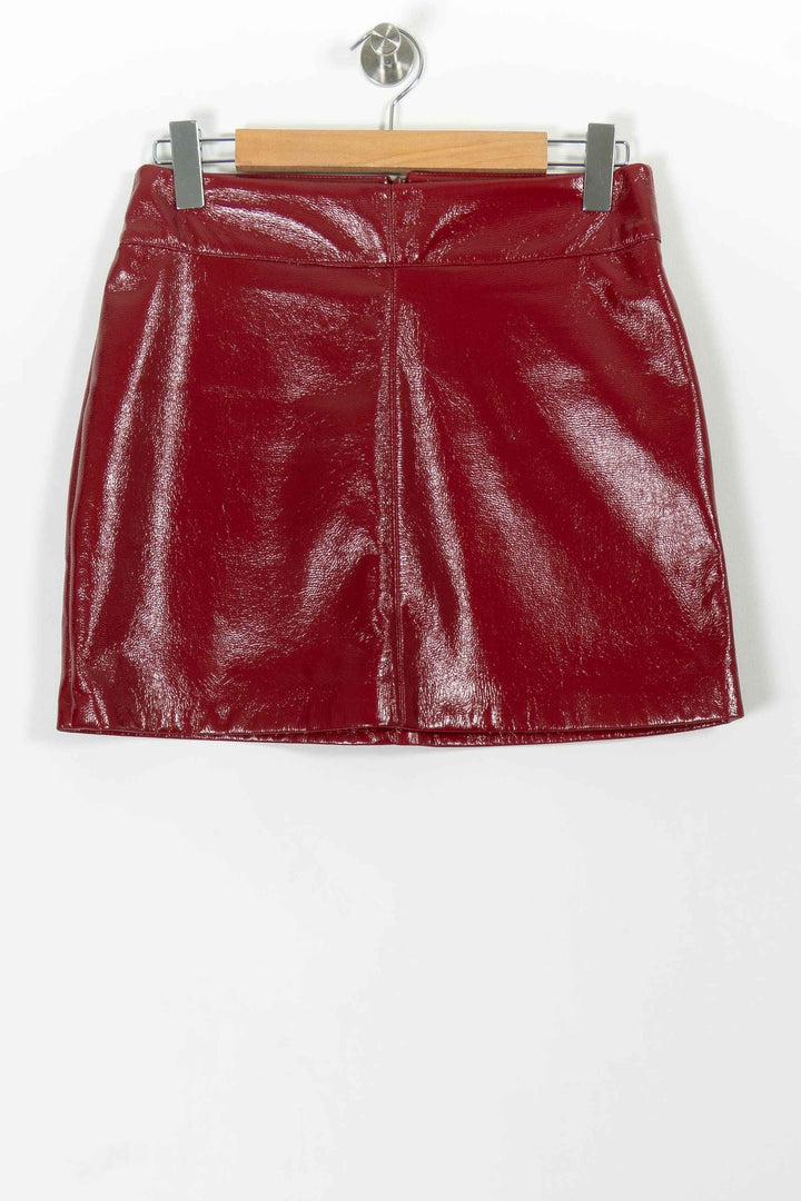 Jupe Vinyle Rouge - Taille M/38 de la marque Imprevu | PARAD99204 - Vendu par Paradigme - Image 2