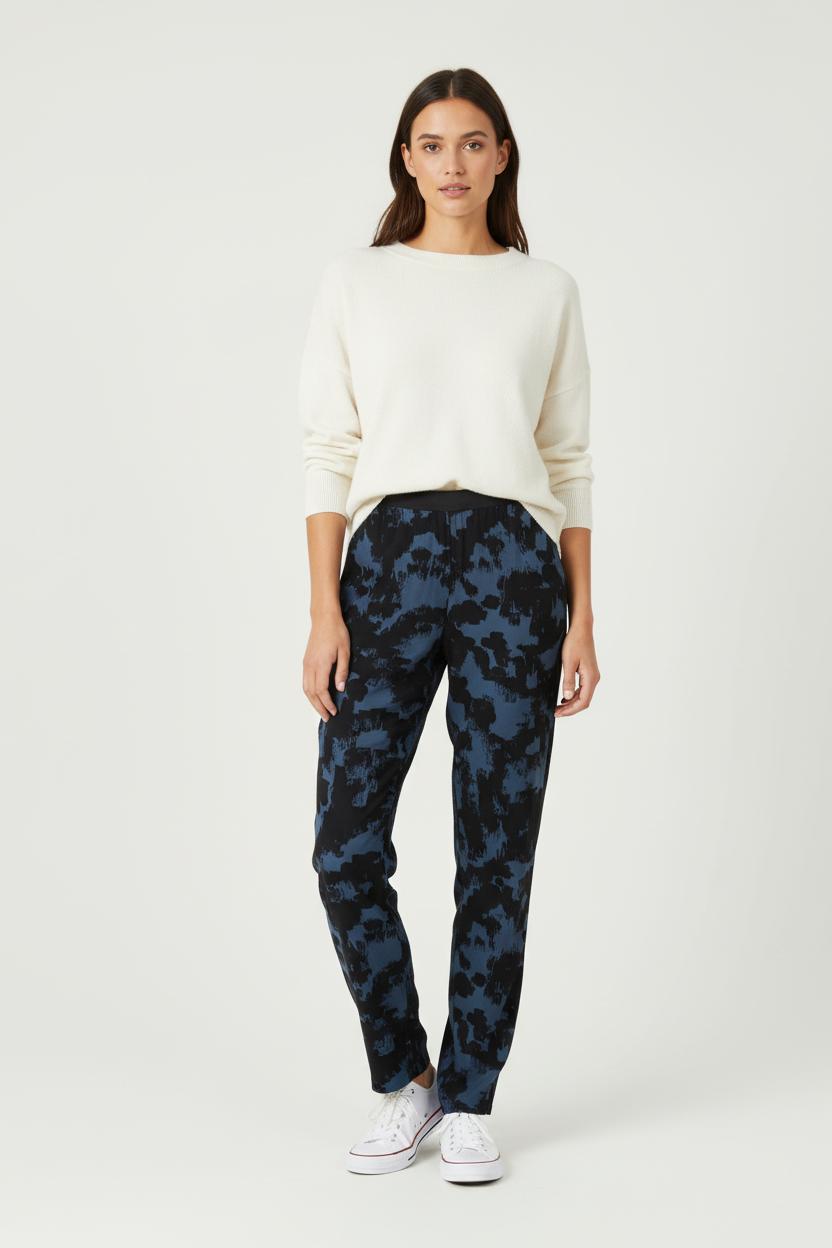 Pantalon Bleu et Noir - Taille XS/34 de la marque American Vintage | PARAD99206 - Vendu par Paradigme - Image 1