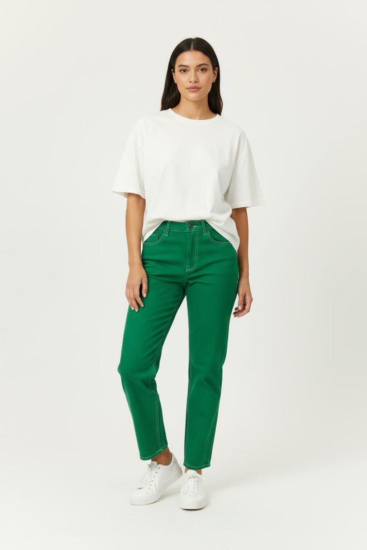 Jean Vert - Taille XS/34 de la marque American Vintage | PARAD99209 - Vendu par Paradigme - Image 1