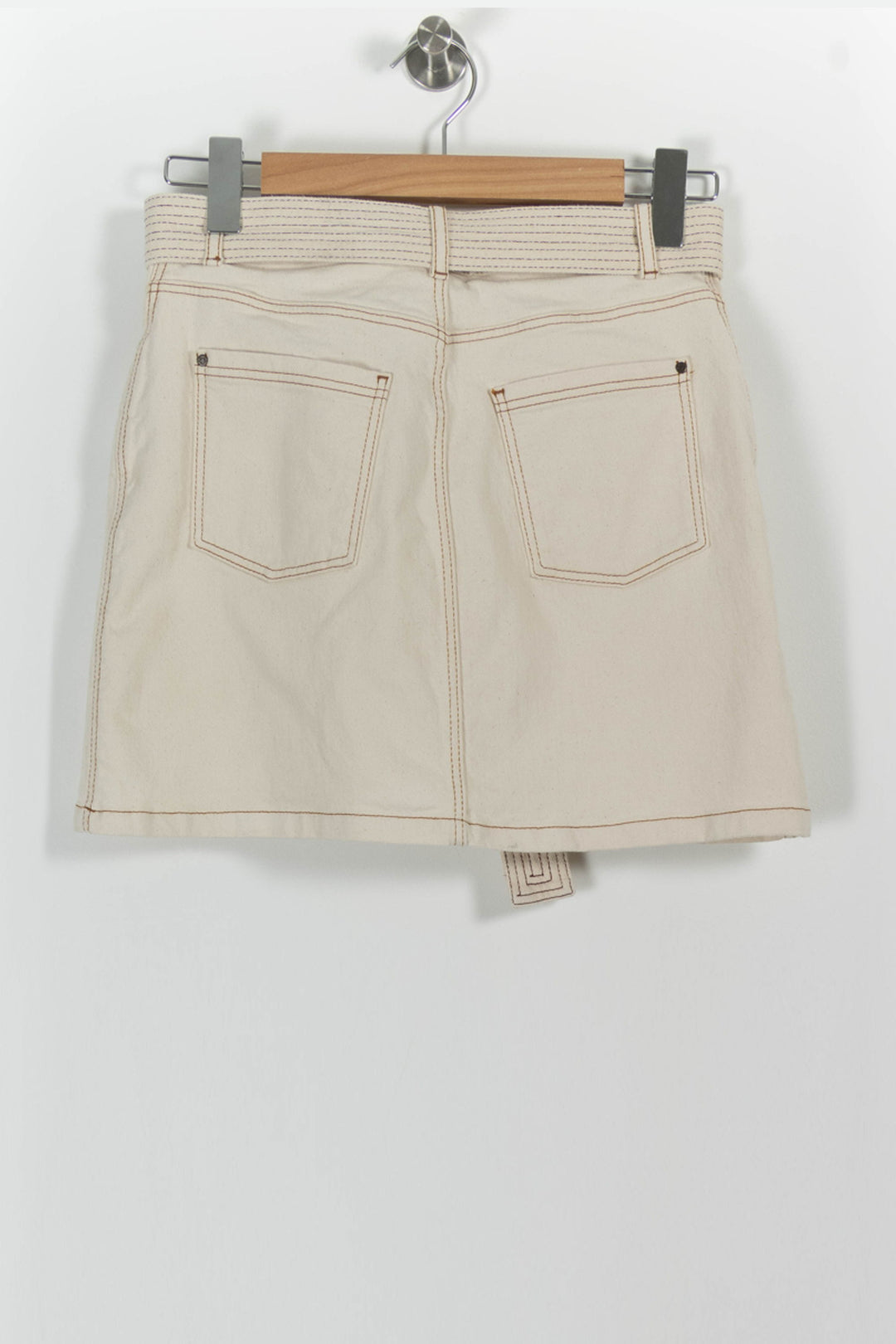Jupe Courte Beige - Taille S/36 de la marque Karl Marc John | PARAD99219 - Vendu par Paradigme - Image 4