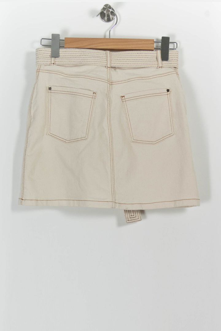 Jupe Courte Beige - Taille S/36 de la marque Karl Marc John | PARAD99219 - Vendu par Paradigme - Image 4
