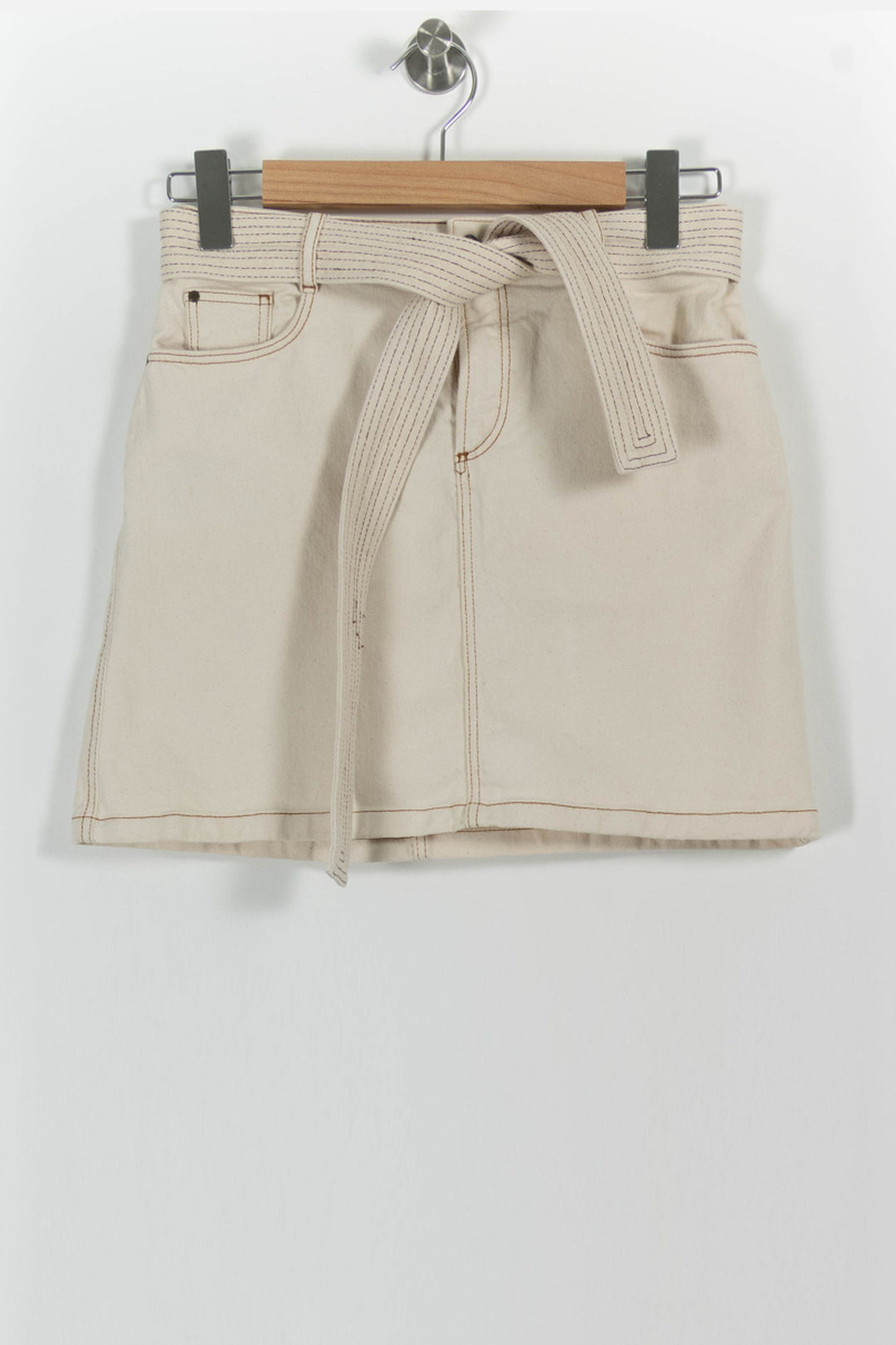 Jupe Courte Beige - Taille S/36 de la marque Karl Marc John | PARAD99219 - Vendu par Paradigme - Image 2