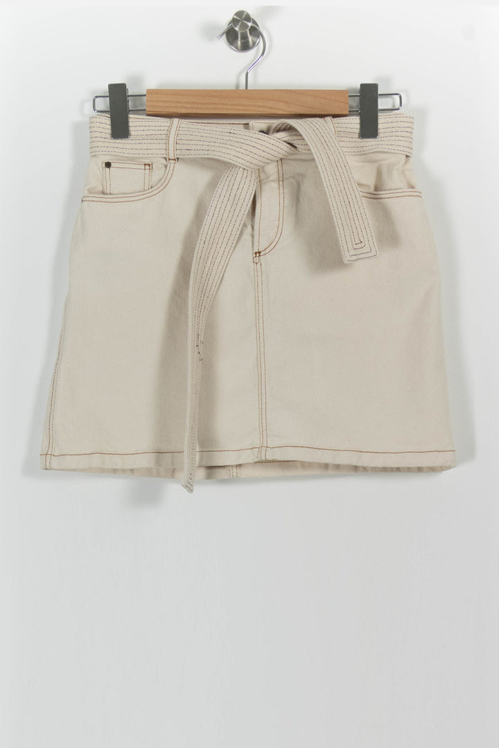 Jupe Courte Beige - Taille S/36 de la marque Karl Marc John | PARAD99219 - Vendu par Paradigme - Image 2