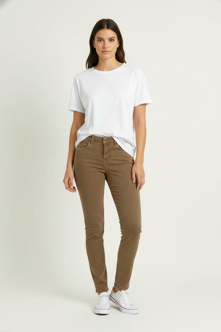 Jean Beige - Taille S/36 de la marque Sud express | PARAD99226 - Vendu par Paradigme - Image 1