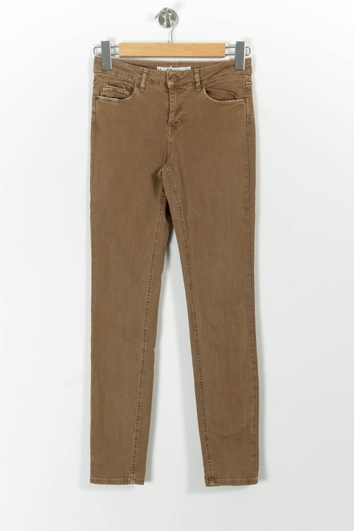 Jean Beige - Taille S/36 de la marque Sud express | PARAD99226 - Vendu par Paradigme - Image 2