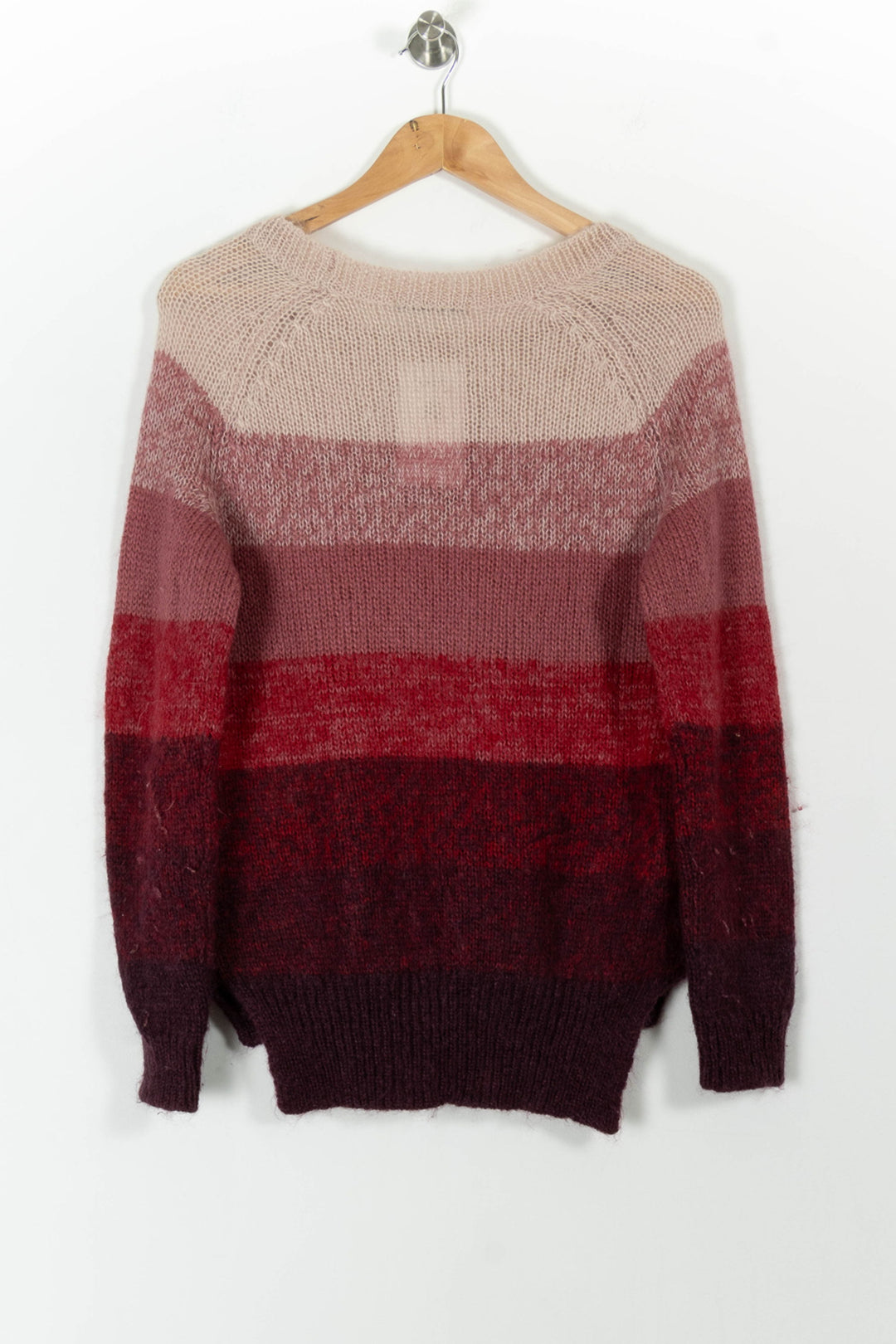 Pull Rouge et Rose - Taille L/40 de la marque Kookai | PARAD99236 - Vendu par Paradigme - Image 4