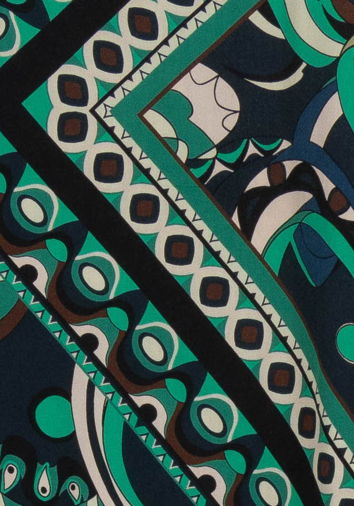 Jupe Mi-longue Verte et Bleue - Taille XL/42 de la marque La Fée Maraboutée | PARAD99237 - Vendu par Paradigme - Image 3