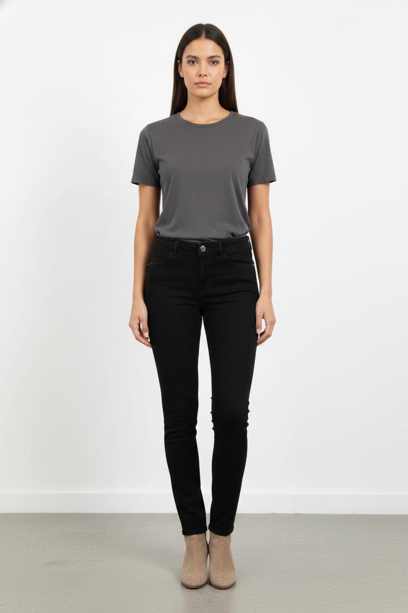 Jean Skinny Noir - Taille M/38 de la marque Claudie Pierlot | PARAD99241 - Vendu par Paradigme - Image 1