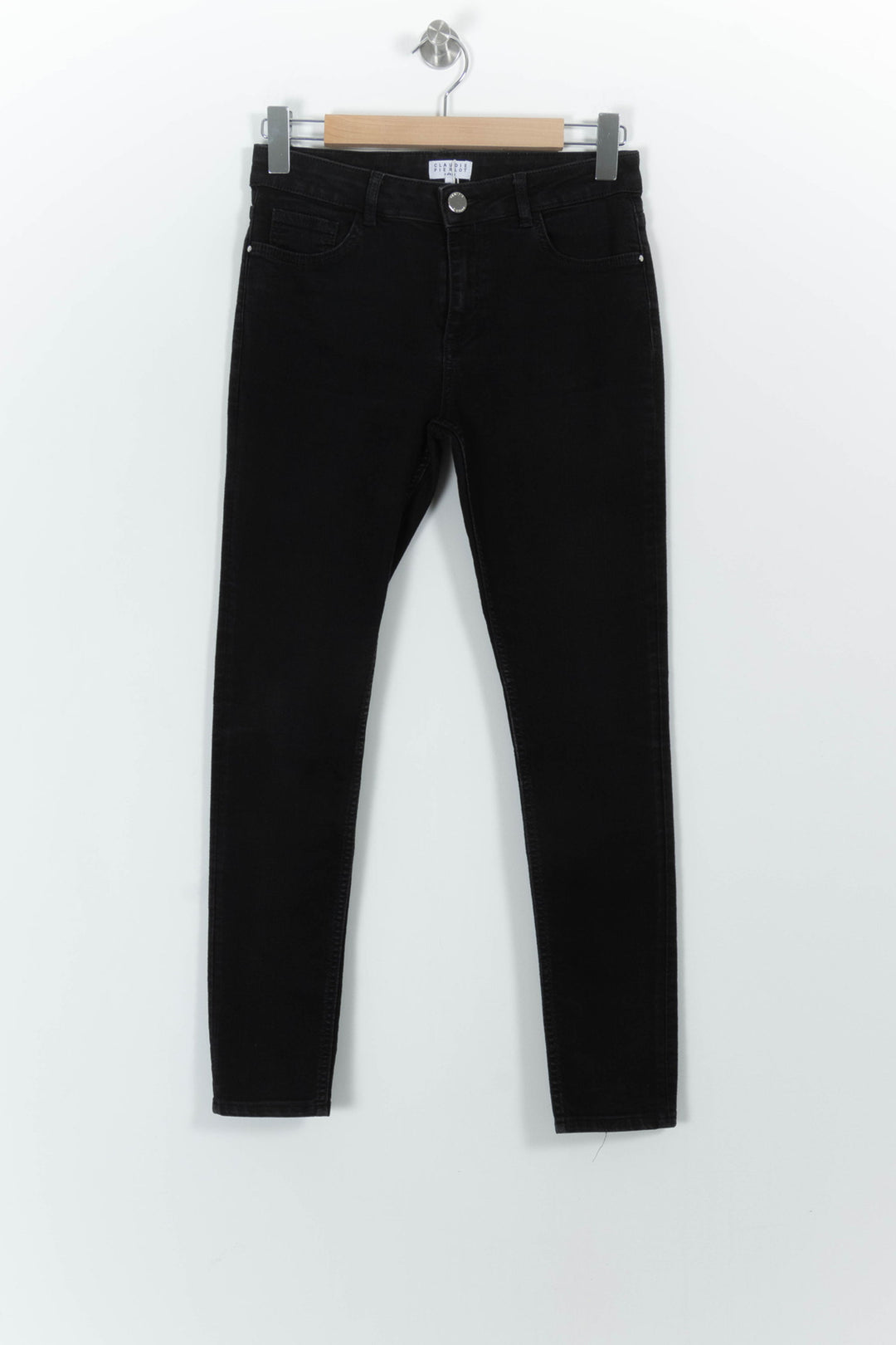 Jean Skinny Noir - Taille M/38 de la marque Claudie Pierlot | PARAD99241 - Vendu par Paradigme - Image 2