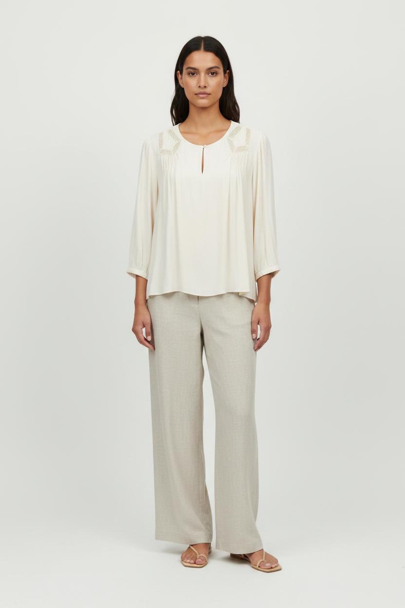Blouse Beige - Taille L/40 de la marque Pablo | PARAD99248 - Vendu par Paradigme - Image 1