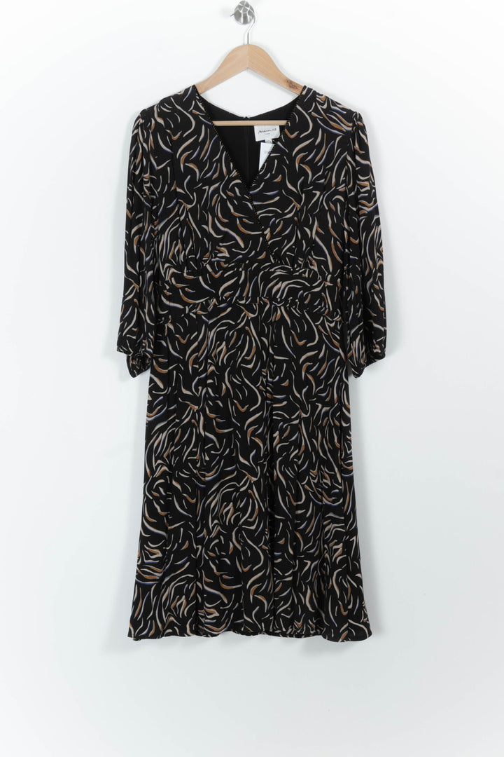 Robe Noire et Beige - Taille L/40 de la marque Maison 123 | PARAD99255 - Vendu par Paradigme - Image 2