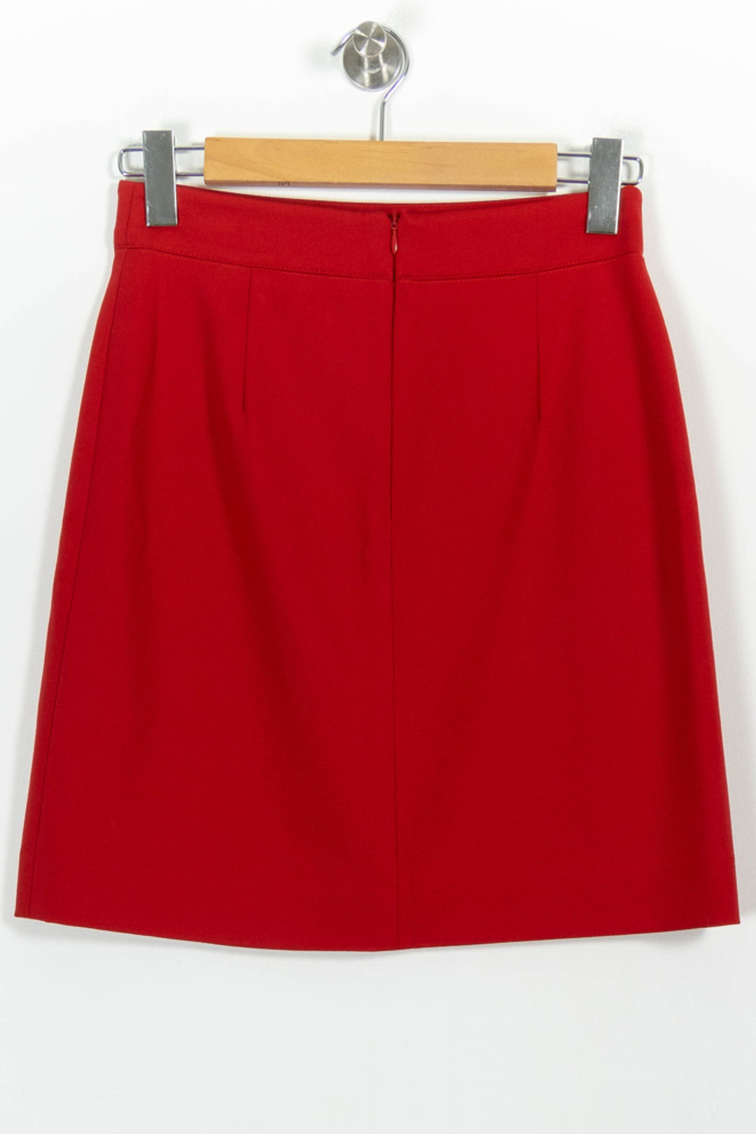 Jupe Droite Rouge - Taille S/36 de la marque Caroll | PARAD99263 - Vendu par Paradigme - Image 4