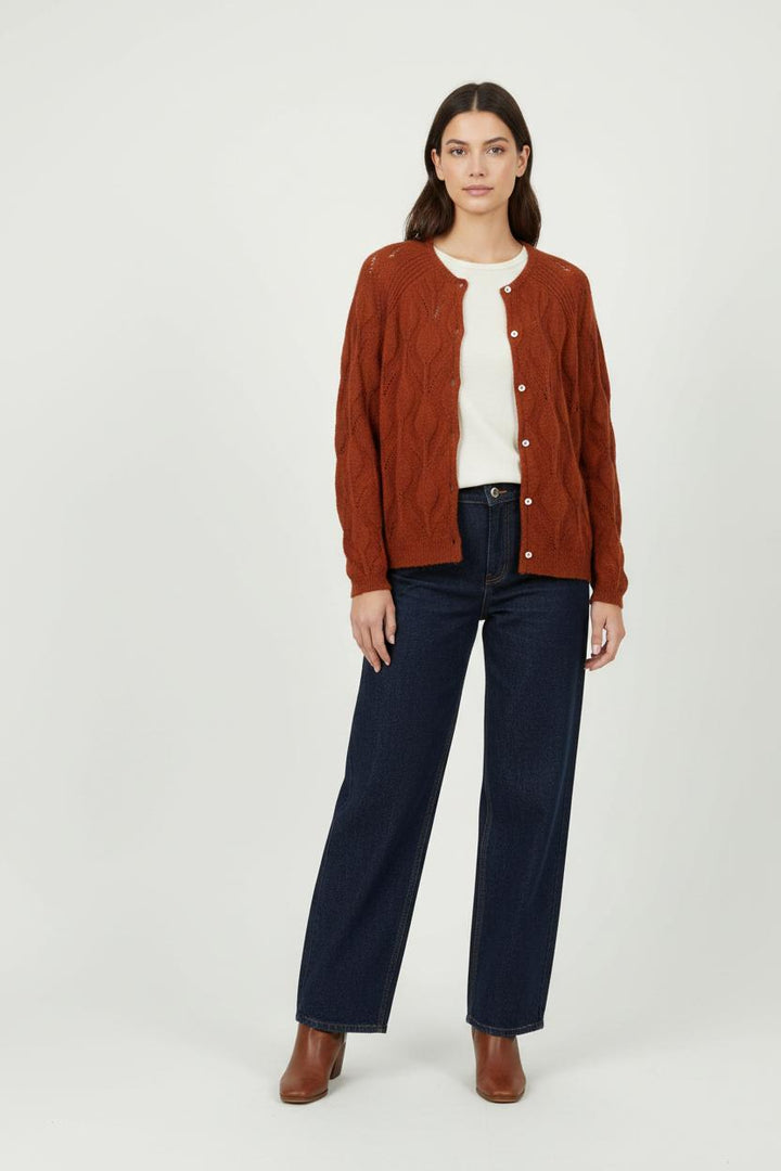 Cardigan Orange - Taille M/38 de la marque Karl Marc John | PARAD99265 - Vendu par Paradigme - Image 1