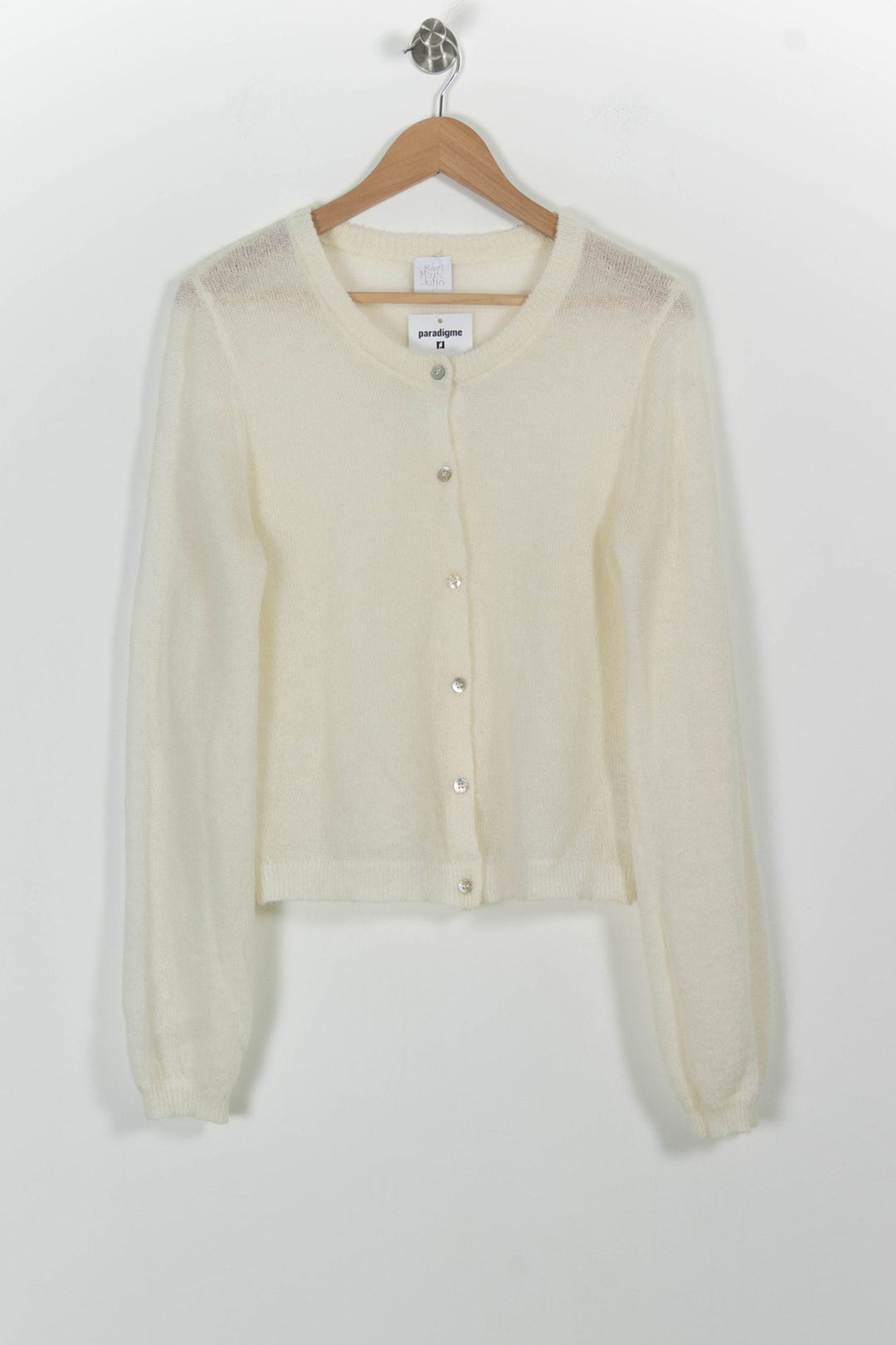 Cardigan Blanc - Taille L/40 de la marque Karl Marc John | PARAD99270 - Vendu par Paradigme - Image 2