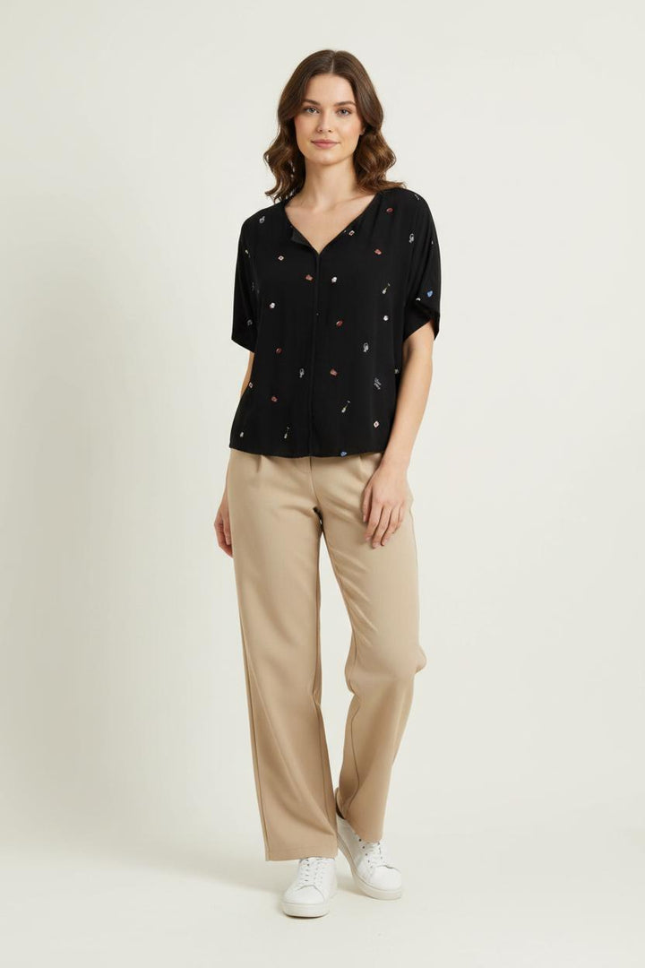 Chemise Noire - Taille L/40 de la marque I.Code | PARAD99273 - Vendu par Paradigme - Image 1