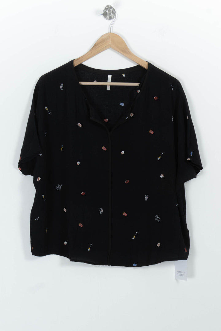 Chemise Noire - Taille L/40 de la marque I.Code | PARAD99273 - Vendu par Paradigme - Image 2