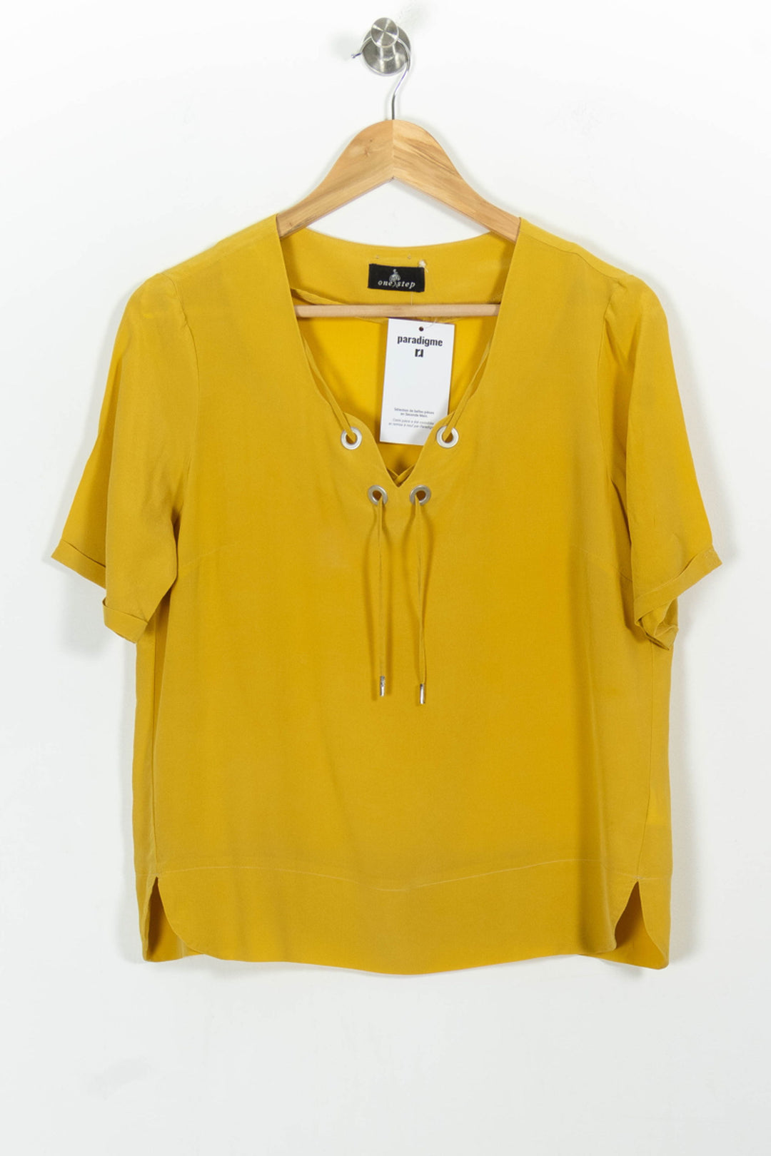 Blouse Jaune - Taille L/40 de la marque One Step | PARAD99278 - Vendu par Paradigme - Image 2