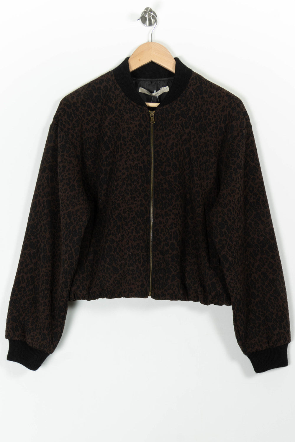 Blouson Marron et Noir - Taille S/36 de la marque La Fée Maraboutée | PARAD99282 - Vendu par Paradigme - Image 2