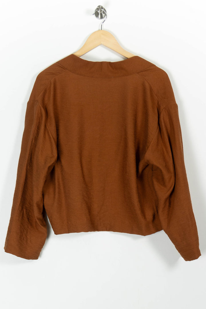 Kimono Marron - Taille S/36 de la marque La Fée Maraboutée | PARAD99285 - Vendu par Paradigme - Image 4