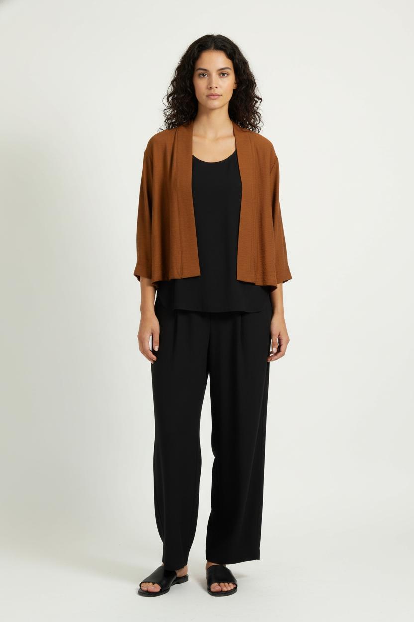 Kimono Marron - Taille S/36 de la marque La Fée Maraboutée | PARAD99285 - Vendu par Paradigme - Image 1