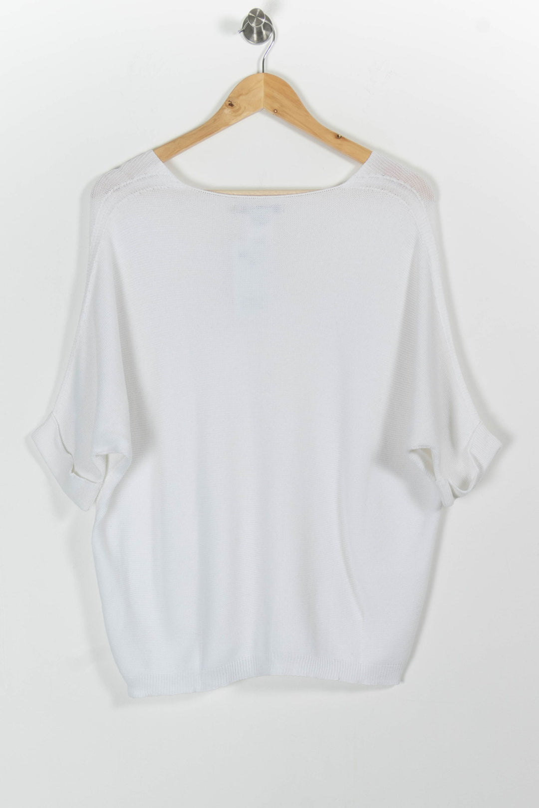 Pull Blanc - Taille S/36 de la marque La Fée Maraboutée | PARAD99287 - Vendu par Paradigme - Image 4