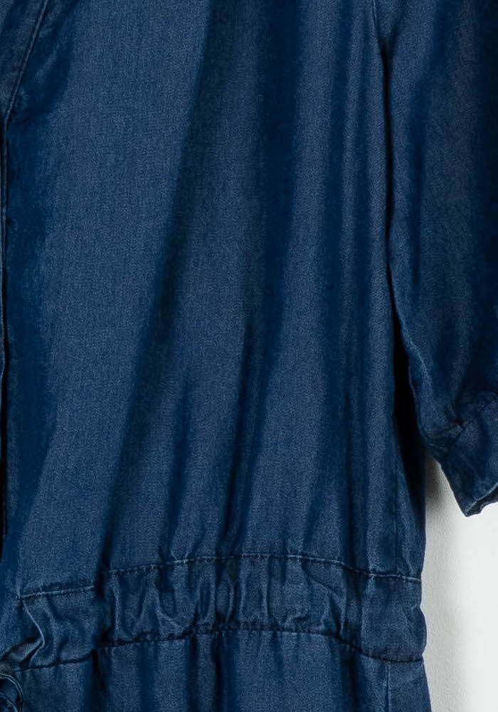 Robe Chemise Bleue - Taille XS/34 de la marque La Fée Maraboutée | PARAD99289 - Vendu par Paradigme - Image 3