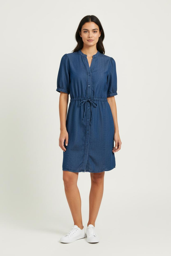 Robe Chemise Bleue - Taille XS/34 de la marque La Fée Maraboutée | PARAD99289 - Vendu par Paradigme - Image 1