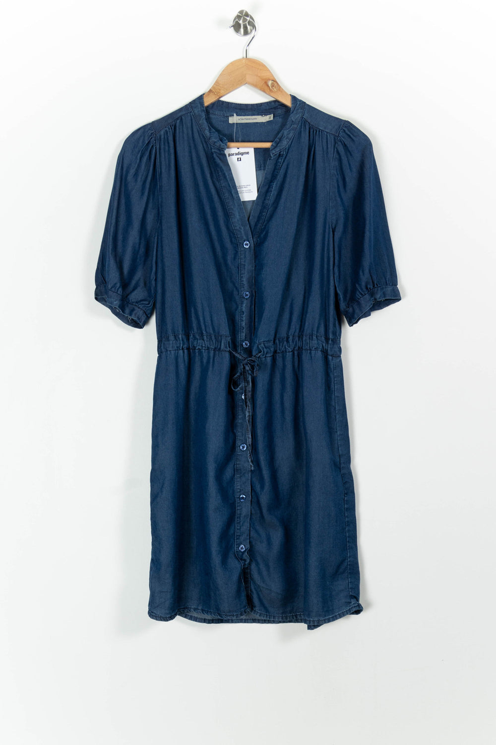 Robe Chemise Bleue - Taille XS/34 de la marque La Fée Maraboutée | PARAD99289 - Vendu par Paradigme - Image 2
