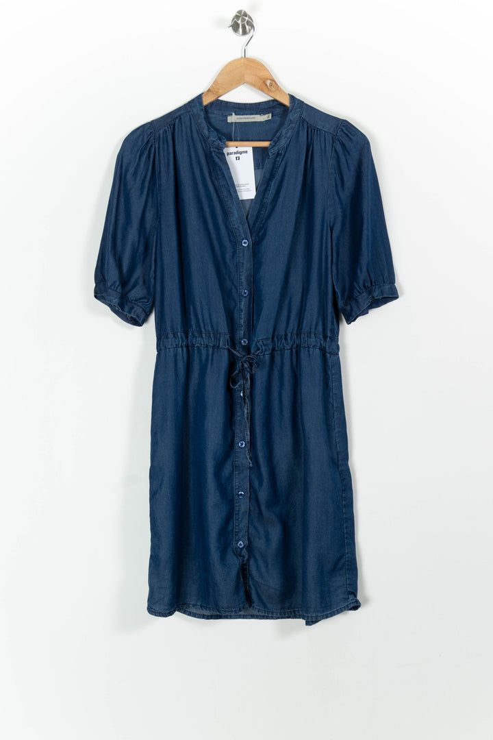 Robe Chemise Bleue - Taille XS/34 de la marque La Fée Maraboutée | PARAD99289 - Vendu par Paradigme - Image 2