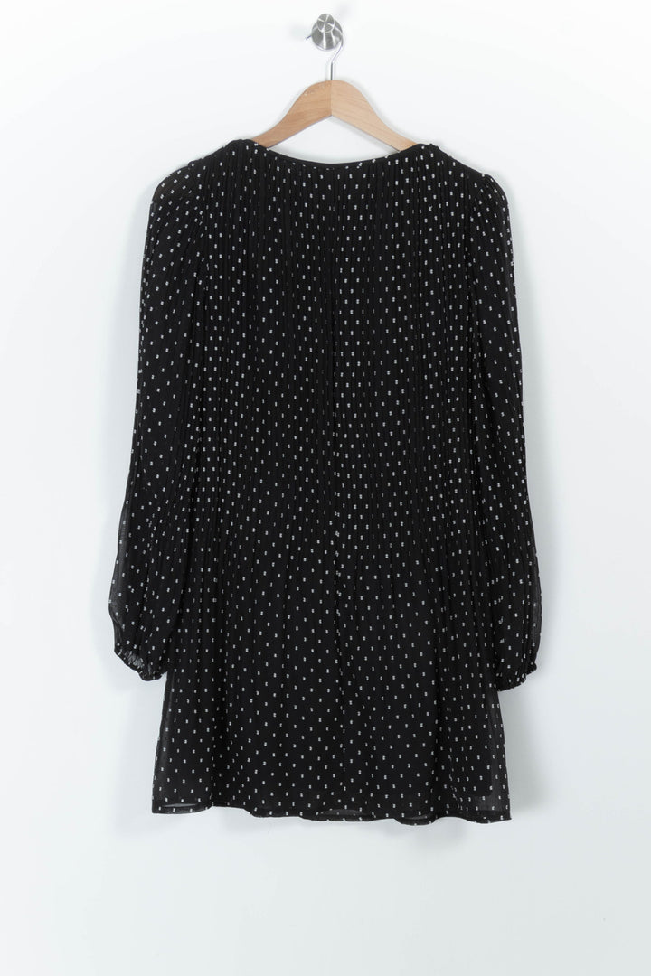 Robe Noire à Pois Blancs - Taille M/38 de la marque Maje | PARAD99291 - Vendu par Paradigme - Image 4