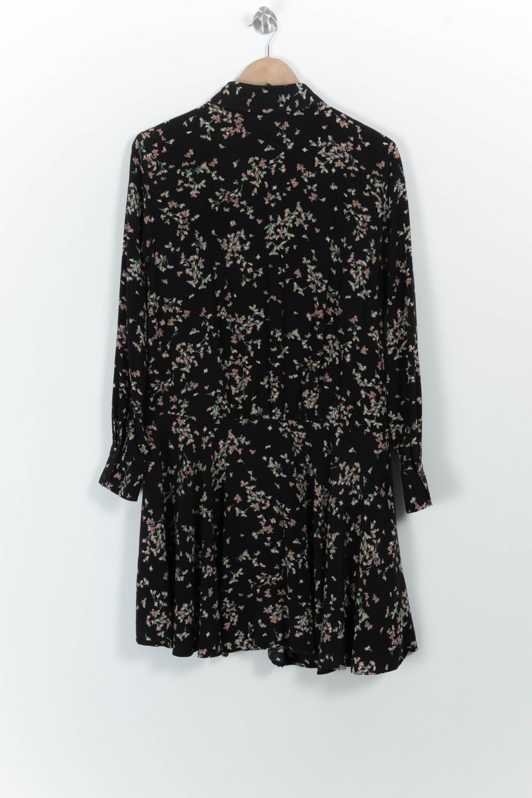 Robe Chemisier Noire et Fleurie - Taille L/40 de la marque Comptoir des Cotonniers | PARAD99292 - Vendu par Paradigme - Image 4