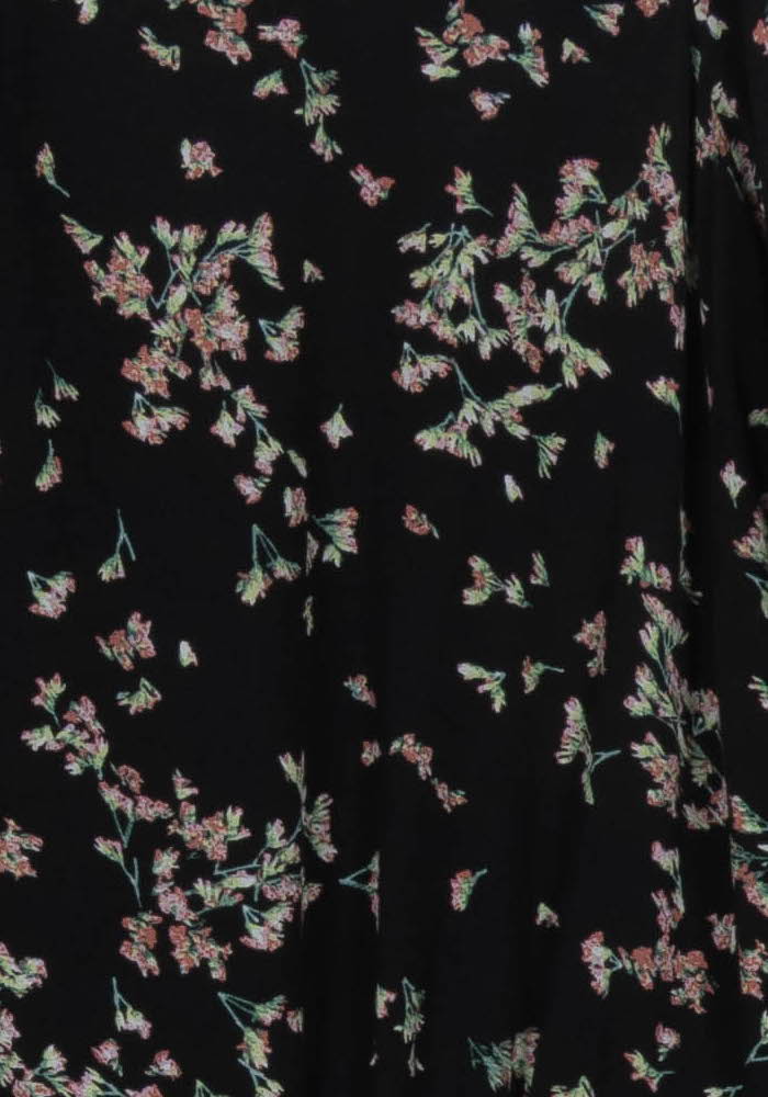 Robe Chemisier Noire et Fleurie - Taille L/40 de la marque Comptoir des Cotonniers | PARAD99292 - Vendu par Paradigme - Image 3