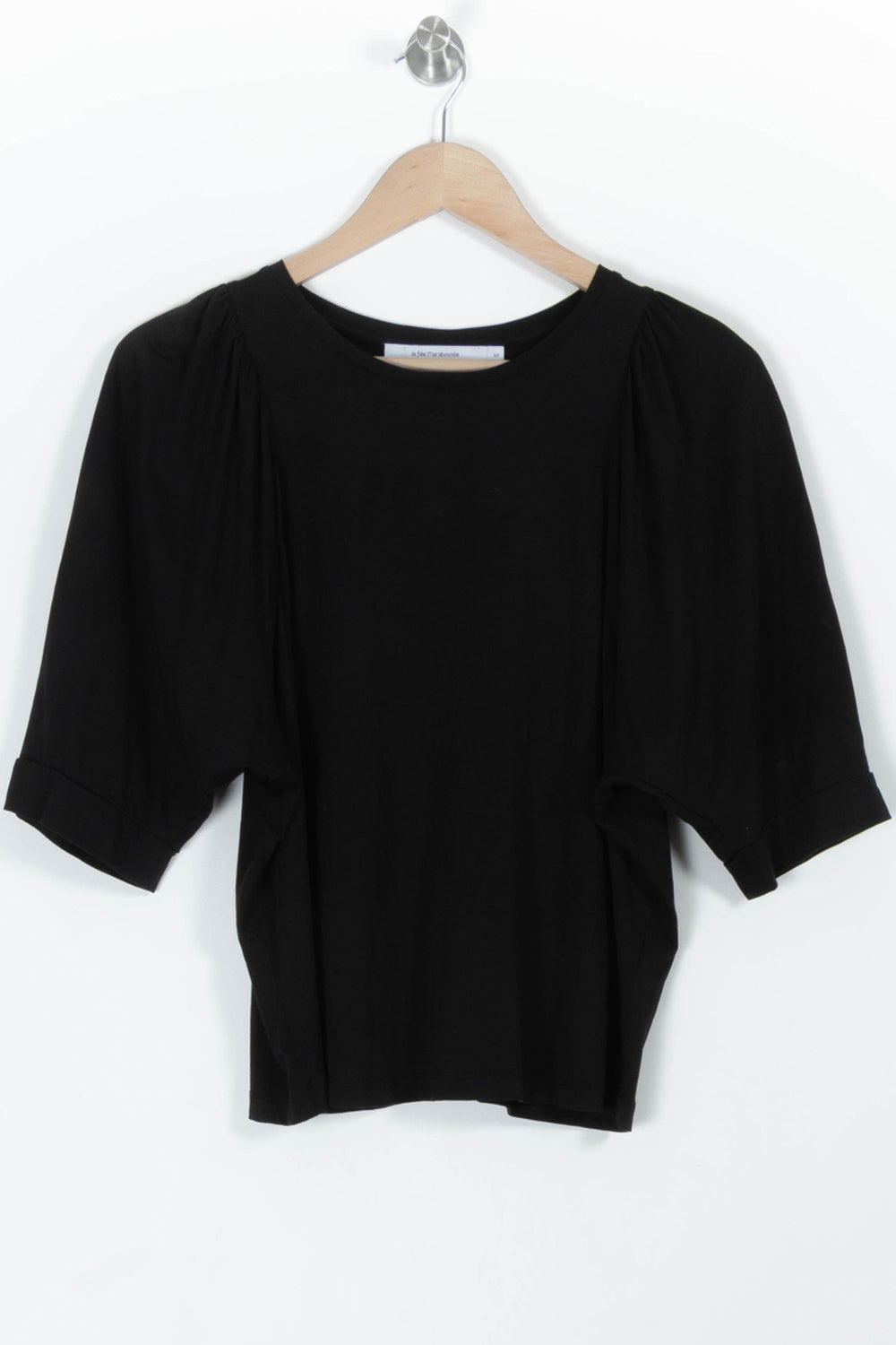 Tee-shirt Noir - Taille S/36 de la marque La Fée Maraboutée | PARAD99294 - Vendu par Paradigme - Image 2