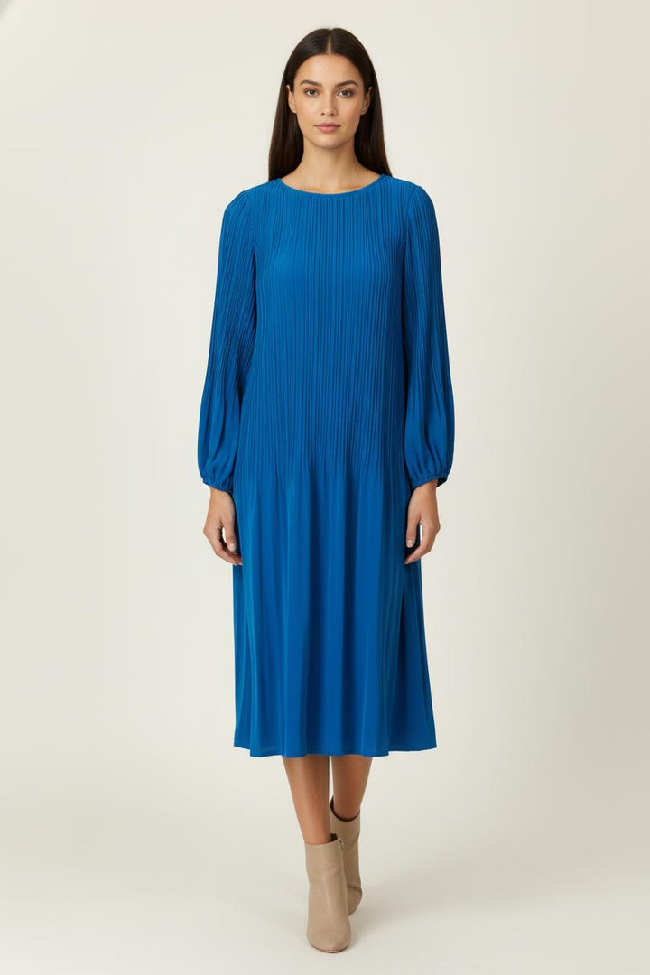 Robe Plissée Bleue - Taille M/38 de la marque Maje | PARAD99295 - Vendu par Paradigme - Image 1